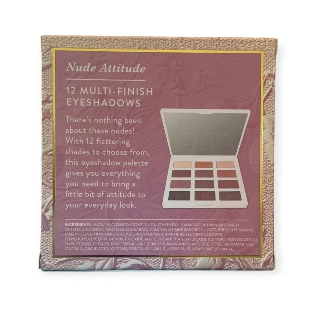 Laura Geller Nude Attitude Barely Burnished 12 Multi-Finish Eyeshadow Palette